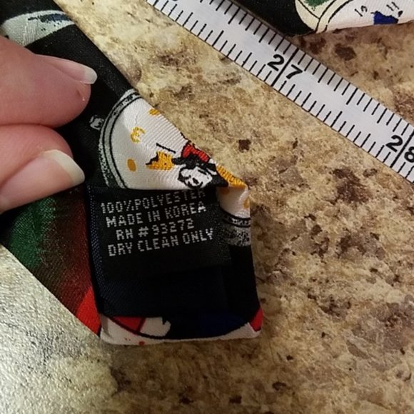 Vintage Mickey Mouse Clock Tie • Disney - Picture 6 of 7